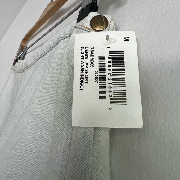 AA high waisted denim shorts (light wash indigo) - Picture 2 of 3